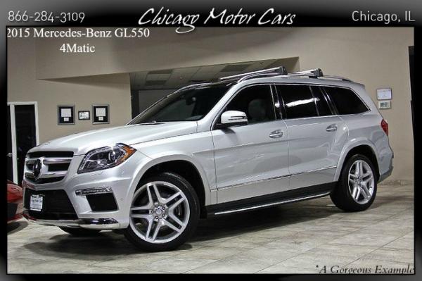 Used 2015 Mercedes-Benz GL550 4Matic for sale Sold at Chicago Motor Cars in West Chicago IL 60185 1