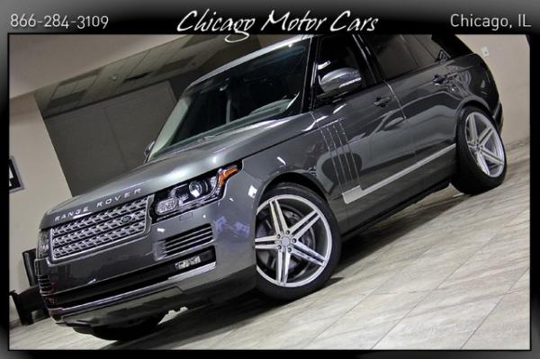 Used 2015 Land Rover Range Rover Supercharged 4WD Supercharged for sale Sold at Chicago Motor Cars in West Chicago IL 60185 4
