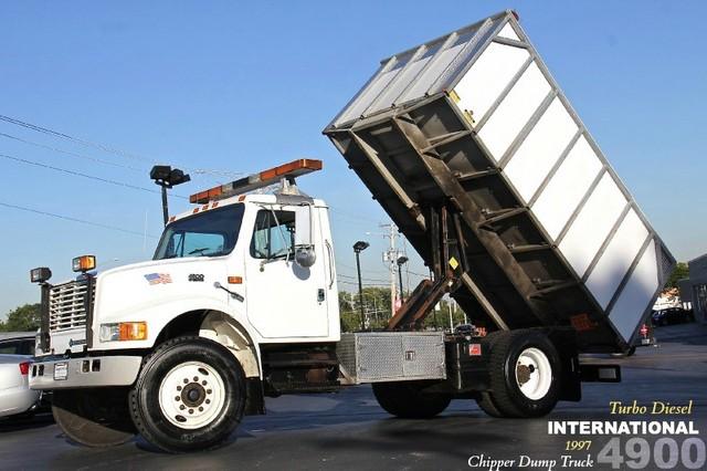 New-1997-International-4900-Chipper-Dump-Truck