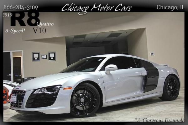 Used 2010 Audi R8 5.2L V10 Quattro 5.2 quattro for sale Sold at Chicago Motor Cars in West Chicago IL 60185 1