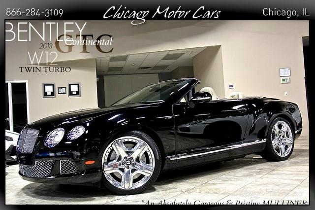 Used 2013 Bentley Continental GTC Mulliner for sale Sold at Chicago Motor Cars in West Chicago IL 60185 1