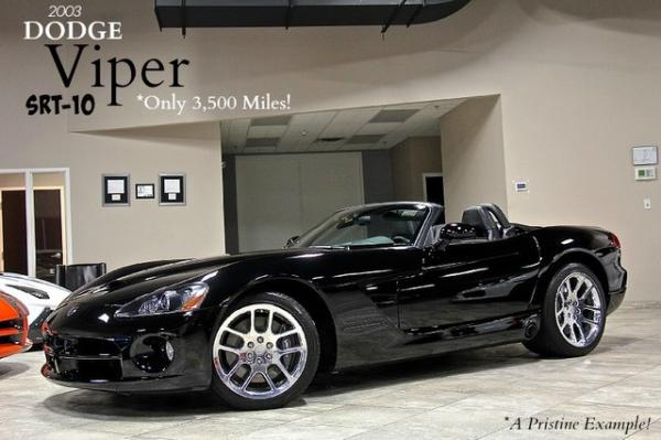New 2003 Dodge Viper SRT-10 SRT-10 for sale Sold at Chicago Motor Cars in West Chicago IL 60185 1