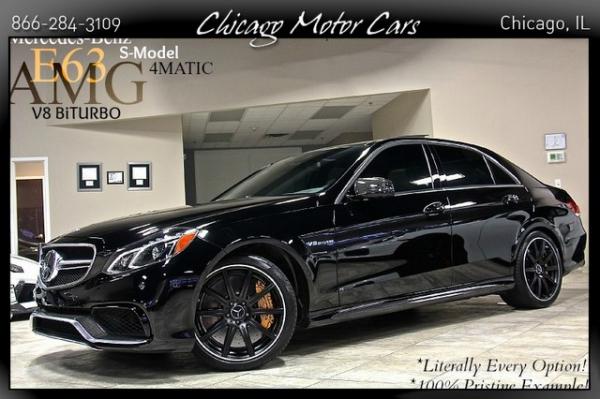 Used 2014 Mercedes-Benz E63 AMG S-Model 4Matic E63 AMG S-Model for sale Sold at Chicago Motor Cars in West Chicago IL 60185 1
