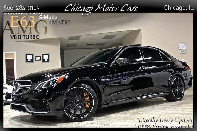 Used 2014 Mercedes-Benz E63 AMG S-Model 4Matic E63 AMG S-Model for sale Sold at Chicago Motor Cars in West Chicago IL 60185 1
