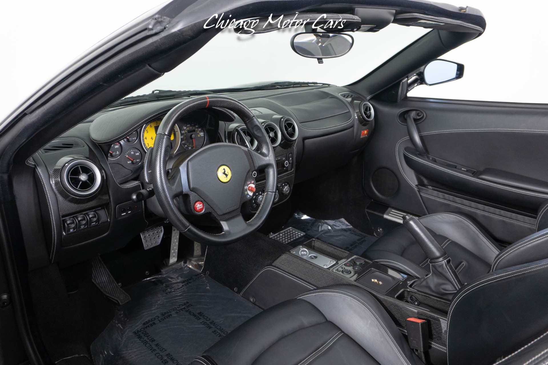 Used-2007-Ferrari-F430-Spider-F1-Carbon-Fiber-Driver-Zone-Electric-Seats-F1-Trans-Just-Serviced