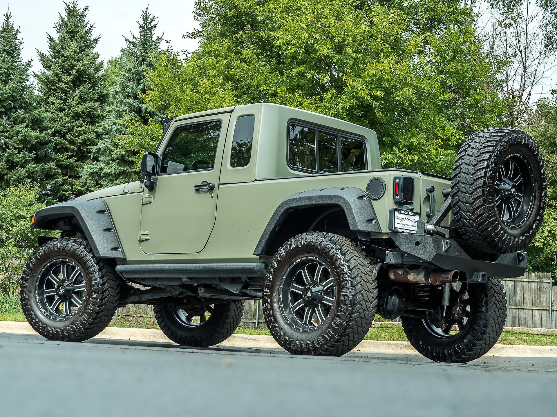 Used 2015 Jeep Wrangler Unlimited Willys Wheeler JK8 Pick-Up Conversion!  For Sale (Special Pricing) | Chicago Motor Cars Stock #15923A