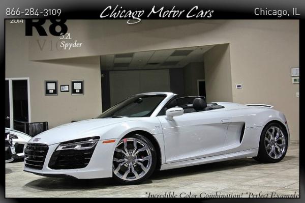 Used 2014 Audi R8 V10 Quattro Spyder 5.2 quattro Spyder for sale Sold at Chicago Motor Cars in West Chicago IL 60185 1