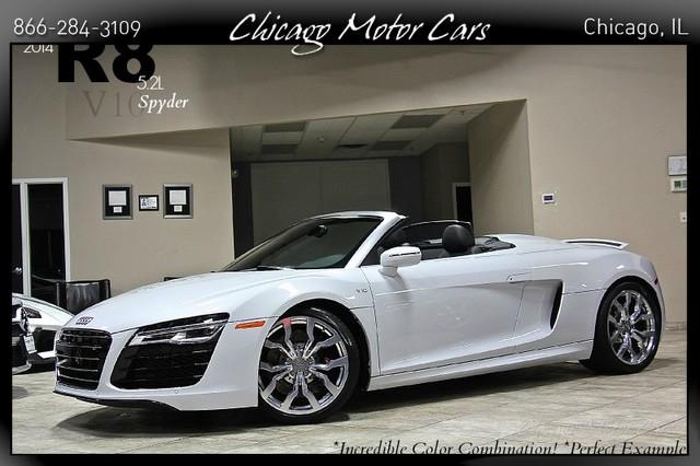 Used 2014 Audi R8 V10 Quattro Spyder 5.2 quattro Spyder for sale Sold at Chicago Motor Cars in West Chicago IL 60185 1