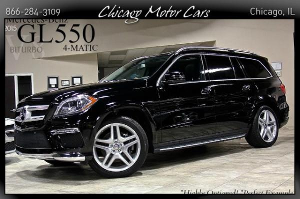 Used 2015 Mercedes-Benz GL550 4-Matic GL550 for sale Sold at Chicago Motor Cars in West Chicago IL 60185 1