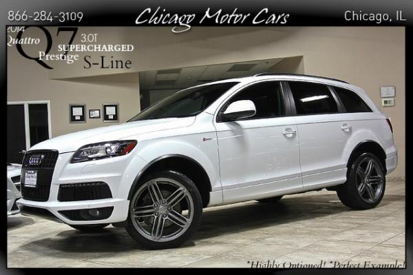 Used 2014 Audi Q7 3.0T S Line Prestige for sale Sold at Chicago Motor Cars in West Chicago IL 60185 1