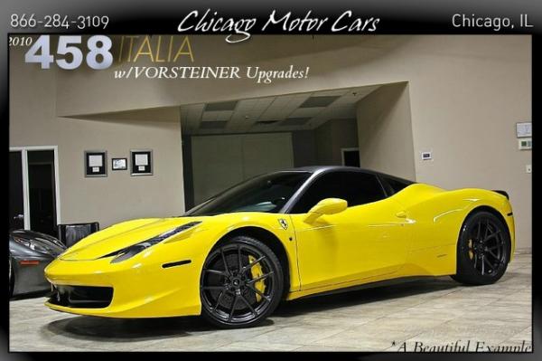 Used 2010 Ferrari 458 Italia for sale Sold at Chicago Motor Cars in West Chicago IL 60185 1