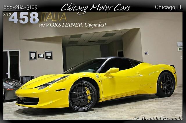 Used 2010 Ferrari 458 Italia for sale Sold at Chicago Motor Cars in West Chicago IL 60185 1