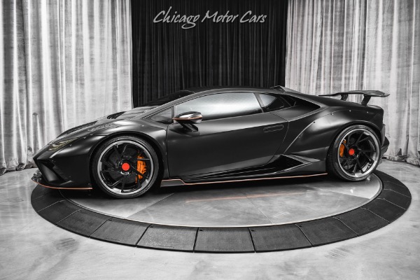 Used 2015 Lamborghini Huracan LP610-4 Liberty Walk Widebody Stealth PPF Carbon Fiber Wing 1OF1 Build for sale Sold at Chicago Motor Cars in West Chicago IL 60185 1