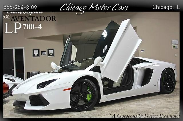Used 2012 Lamborghini Aventador LP700-4 LP 700-4 for sale Sold at Chicago Motor Cars in West Chicago IL 60185 1