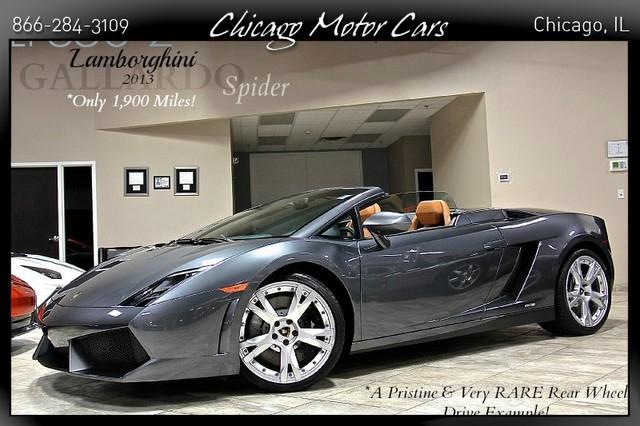 Used 2013 Lamborghini Gallardo LP550-2 LP 550-2 Spyder for sale Sold at Chicago Motor Cars in West Chicago IL 60185 1