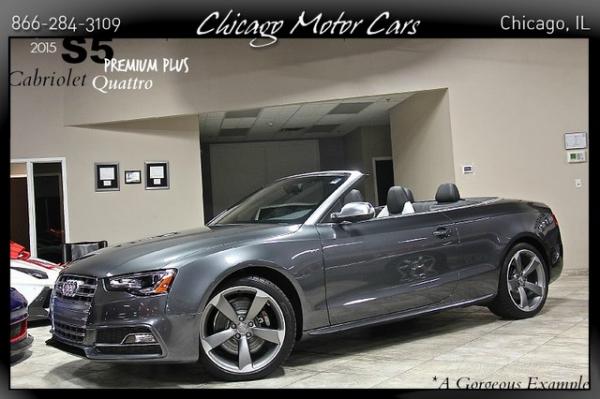 Used 2015 Audi S5 Premium Plus Quattro for sale Sold at Chicago Motor Cars in West Chicago IL 60185 1