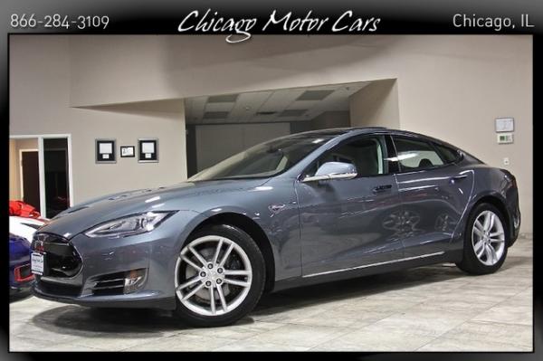Used 2014 Tesla Model S for sale Sold at Chicago Motor Cars in West Chicago IL 60185 1