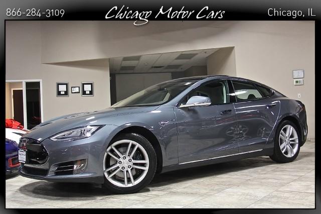 Used 2014 Tesla Model S for sale Sold at Chicago Motor Cars in West Chicago IL 60185 1