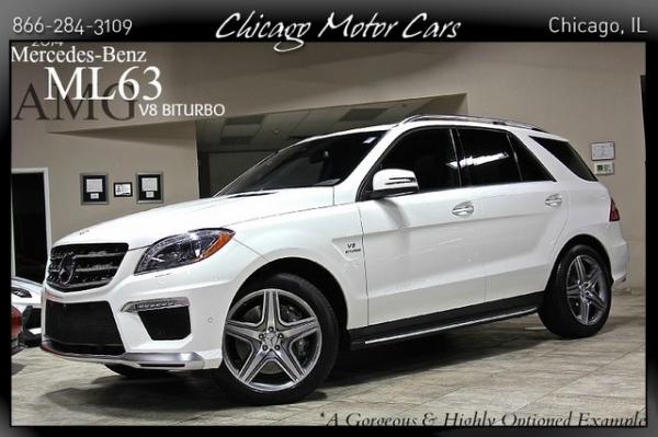 Used 2014 Mercedes-Benz ML63 AMG for sale Sold at Chicago Motor Cars in West Chicago IL 60185 1