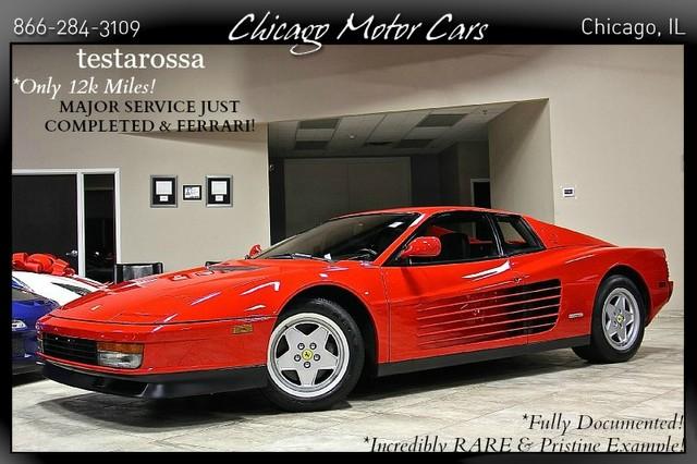 Used 1989 Ferrari Testarossa for sale Sold at Chicago Motor Cars in West Chicago IL 60185 1