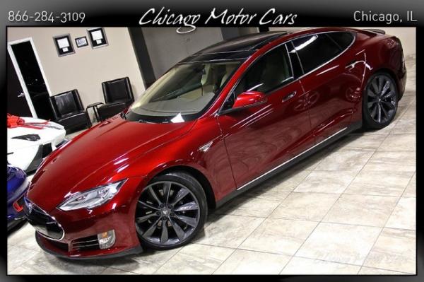 Used 2012 Tesla Model S P85 Signature Performanc for sale Sold at Chicago Motor Cars in West Chicago IL 60185 2
