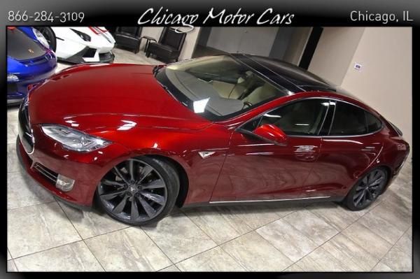 Used 2012 Tesla Model S P85 Signature Performanc for sale Sold at Chicago Motor Cars in West Chicago IL 60185 4