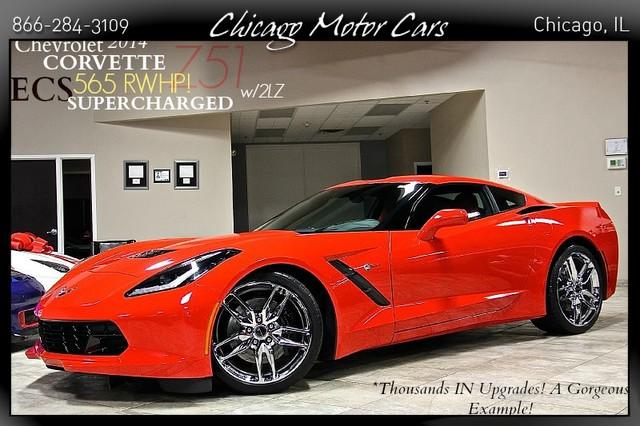 Used 2014 Chevrolet Corvette Stingray SUPERCHARGED Z for sale Sold at Chicago Motor Cars in West Chicago IL 60185 1
