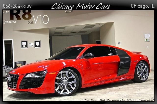 Used 2012 Audi R8 5.2L V10 Quattro 5.2 quattro for sale Sold at Chicago Motor Cars in West Chicago IL 60185 1