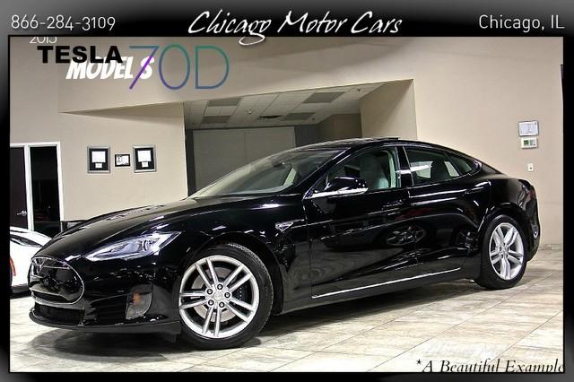 Used 2015 Tesla Model S 70D for sale Sold at Chicago Motor Cars in West Chicago IL 60185 1