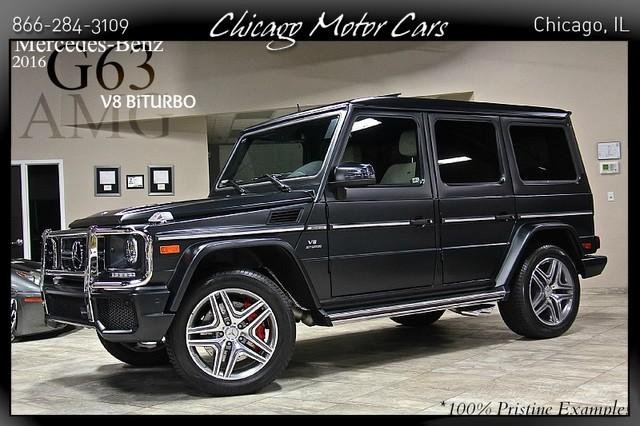 Used 2016 Mercedes-Benz G63 AMG 4Matic for sale Sold at Chicago Motor Cars in West Chicago IL 60185 1