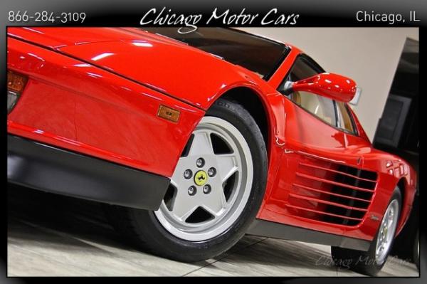 Used 1990 Ferrari Testarossa for sale Sold at Chicago Motor Cars in West Chicago IL 60185 6
