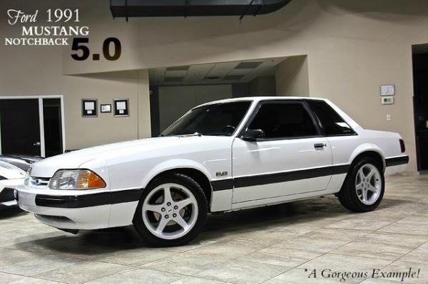New 1991 Ford Mustang 5.0 Notchback LX 5.0 for sale Sold at Chicago Motor Cars in West Chicago IL 60185 1