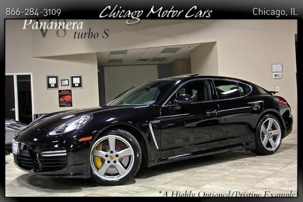 Used 2015 Porsche Panamera Turbo S for sale Sold at Chicago Motor Cars in West Chicago IL 60185 1