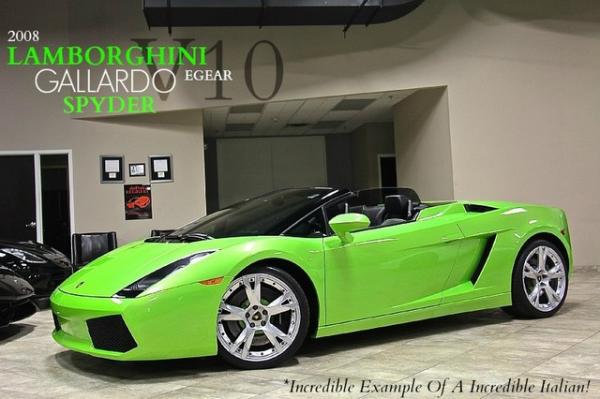 Used 2008 Lamborghini Gallardo Spyder for sale Sold at Chicago Motor Cars in West Chicago IL 60185 1