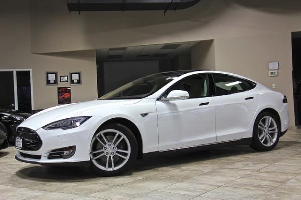 Used 2014 Tesla Model S 85 kWh Battery for sale Sold at Chicago Motor Cars in West Chicago IL 60185 1