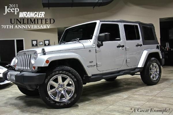 New 2011 Jeep Wrangler Unlimited 70th Annivers for sale Sold at Chicago Motor Cars in West Chicago IL 60185 1