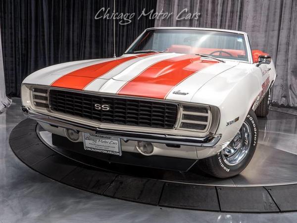 Used 1969 Chevrolet Camaro SS Pace Car Convertible for sale Sold at Chicago Motor Cars in West Chicago IL 60185 2