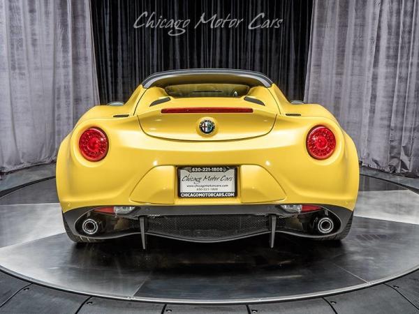 Used 2016 Alfa Romeo 4C Convertible Spider MSRP $77,475+ for sale Sold at Chicago Motor Cars in West Chicago IL 60185 4