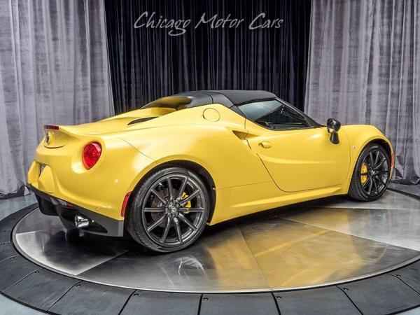 Used 2016 Alfa Romeo 4C Convertible Spider MSRP $77,475+ for sale Sold at Chicago Motor Cars in West Chicago IL 60185 5