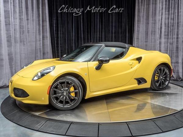 Used 2016 Alfa Romeo 4C Convertible Spider MSRP $77,475+ for sale Sold at Chicago Motor Cars in West Chicago IL 60185 1