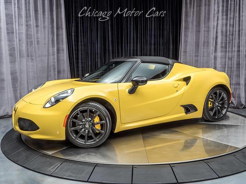 Used 2016 Alfa Romeo 4C Convertible Spider MSRP $77,475+ for sale Sold at Chicago Motor Cars in West Chicago IL 60185 1