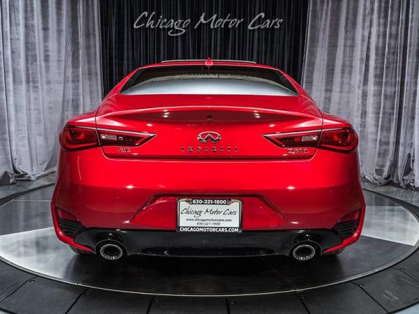 Used 2017 INFINITI Q60 3.0t Sport Red Sport 400 for sale Sold at Chicago Motor Cars in West Chicago IL 60185 4