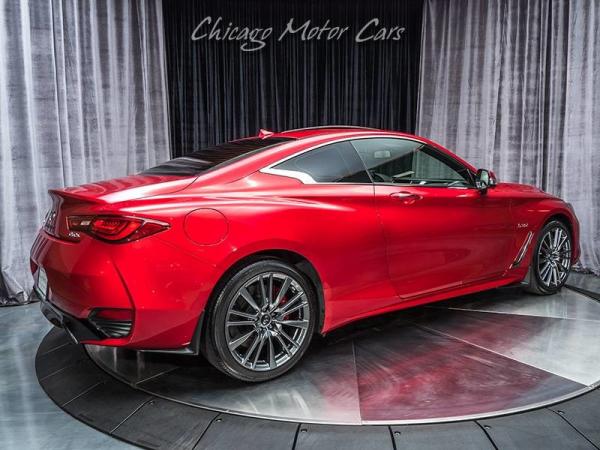 Used 2017 INFINITI Q60 3.0t Sport Red Sport 400 for sale Sold at Chicago Motor Cars in West Chicago IL 60185 5