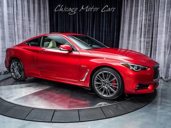 Used 2017 INFINITI Q60 3.0t Sport Red Sport 400 for sale Sold at Chicago Motor Cars in West Chicago IL 60185 6