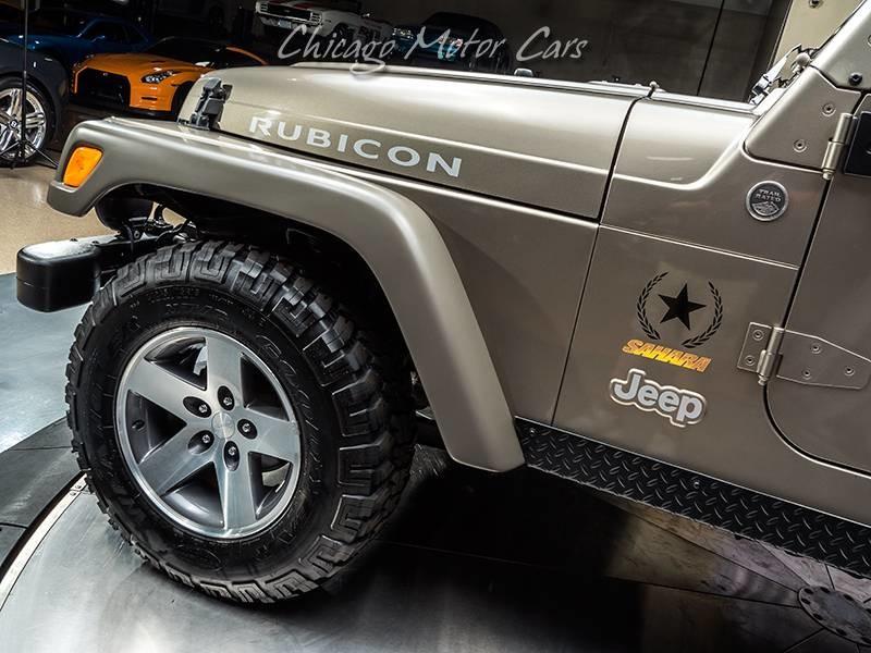 Used 2005 Jeep Wrangler Sahara *0721 of 1000 Produced* Rubicon For Sale  (Special Pricing) | Chicago Motor Cars Stock #15086B