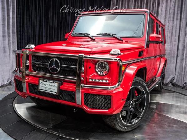 Used 2018 Mercedes-Benz G63 AMG 4 Matic SUV MSRP $161,545 for sale Sold at Chicago Motor Cars in West Chicago IL 60185 2