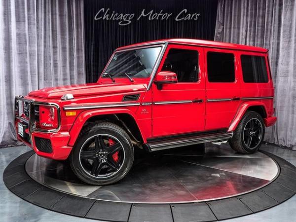 Used 2018 Mercedes-Benz G63 AMG 4 Matic SUV MSRP $161,545 for sale Sold at Chicago Motor Cars in West Chicago IL 60185 1