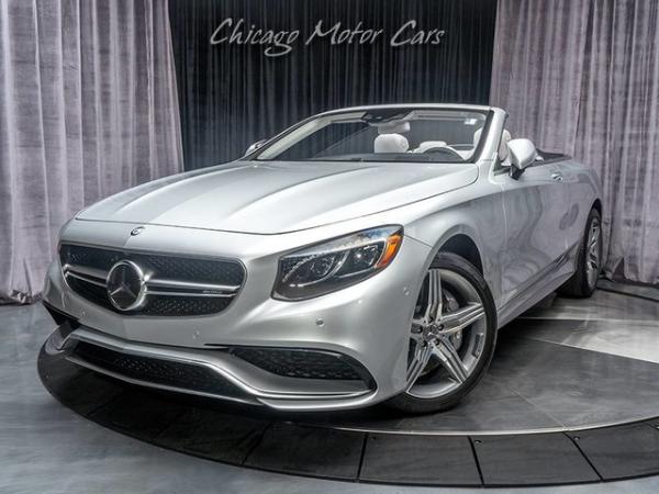 Used 2017 Mercedes-Benz S63 AMG 4 Matic Cabriolet MSRP $196,225+ for sale Sold at Chicago Motor Cars in West Chicago IL 60185 2