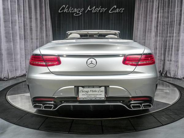 Used 2017 Mercedes-Benz S63 AMG 4 Matic Cabriolet MSRP $196,225+ for sale Sold at Chicago Motor Cars in West Chicago IL 60185 4