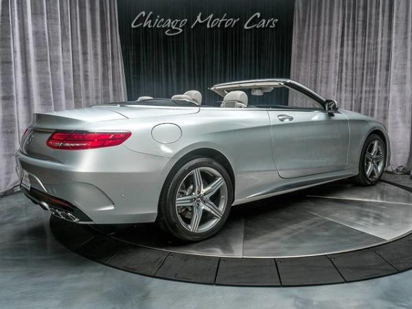 Used 2017 Mercedes-Benz S63 AMG 4 Matic Cabriolet MSRP $196,225+ for sale Sold at Chicago Motor Cars in West Chicago IL 60185 5